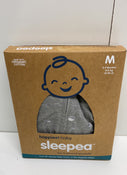 used Happiest Baby Sleepea Swaddle, Medium, Gray Planets