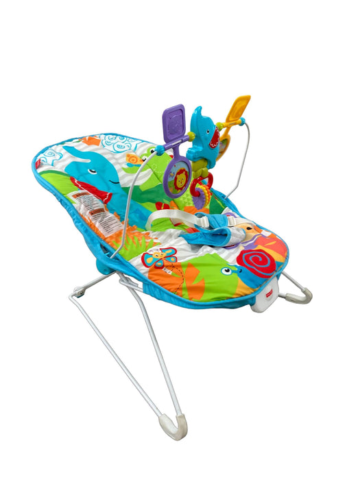 secondhand Fisher Price Baby Bouncer, Animal Kingdom