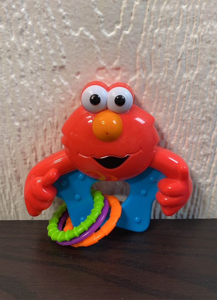 Sesame Street Elmo Rattle With Rings, 2pk