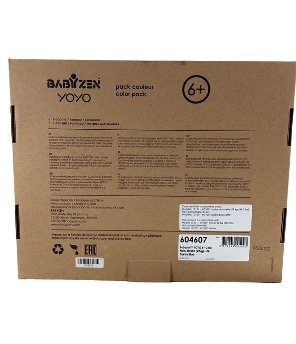 Shop Babyzen YOYO 6+ Color Pack, Air France Blue at GoodBuy Gear