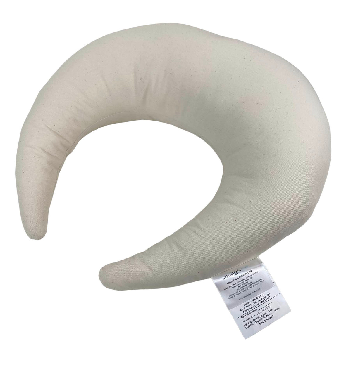 Snuggle Me Organic Feeding + Support Pillow Slate main image 0
