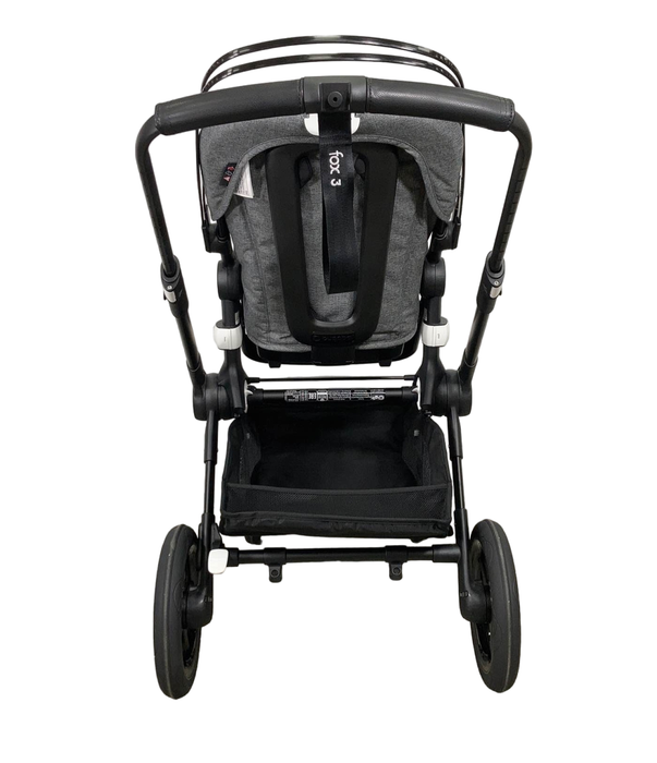 Bugaboo Fox 3 Stroller, 2021, Black, Grey Melange