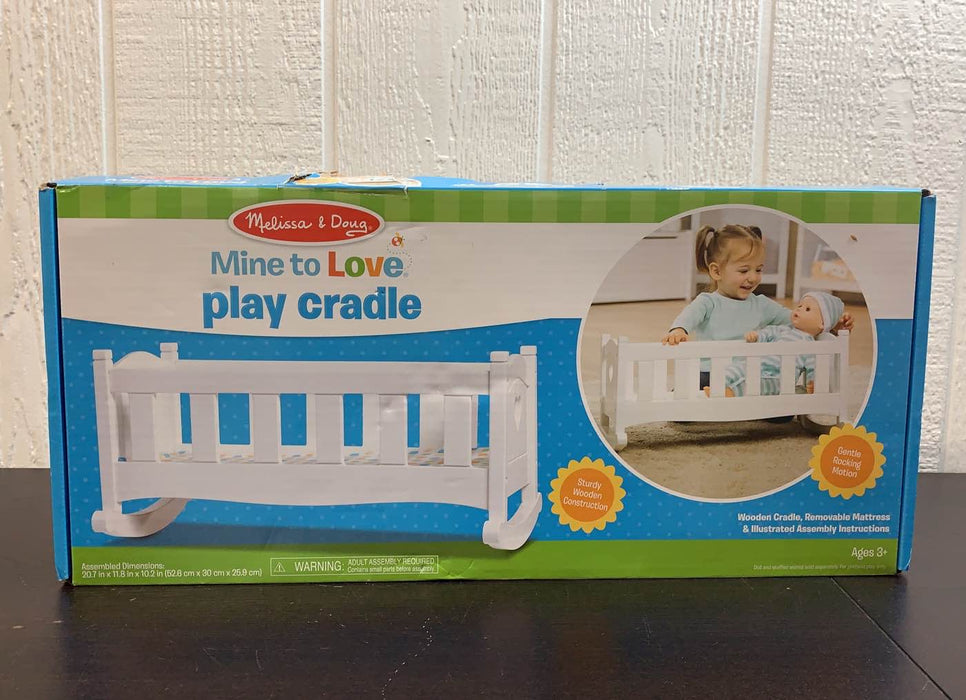 used Melissa & Doug Mine To Love Doll Crib