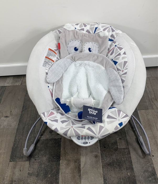 secondhand Fisher Price Deluxe Bouncer, Owl Love You