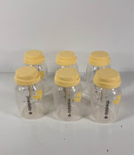 used Medela Breast Milk Collection and Storage Bottles with Solid Lids - 6pk/5oz