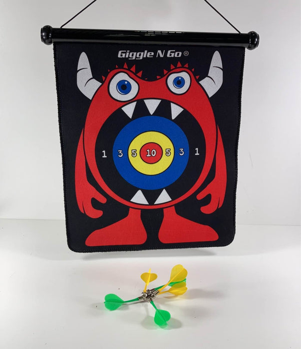 secondhand Giggle N Go Magnetic Dart Board Game