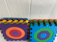 secondhand One Step Ahead Play Mat 10 Pc Set Shapes