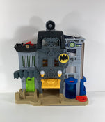 secondhand Fisher Price Imaginext Gotham PD Police Station Playset