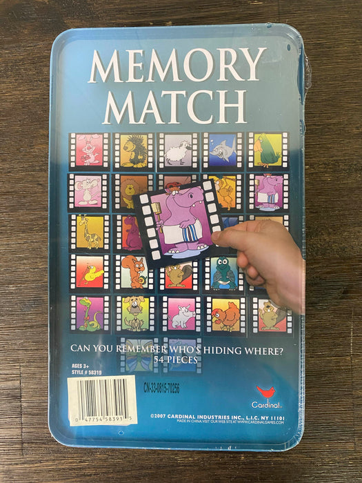 secondhand Cardinal Memory Match Game