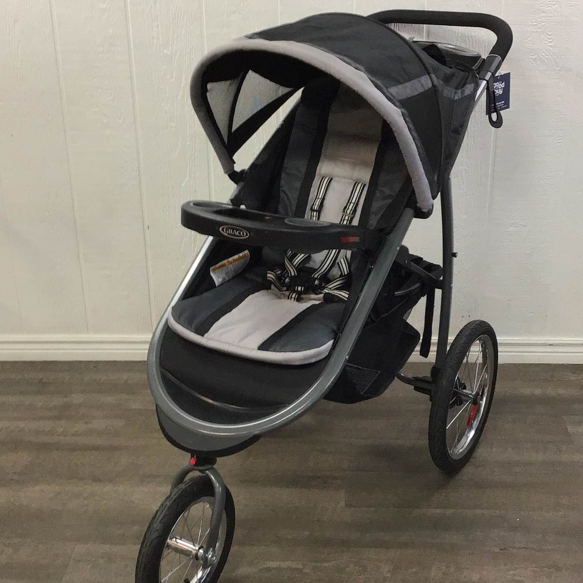Graco FastAction Fold Jogging Click Connect Stroller, 2020, Gotham