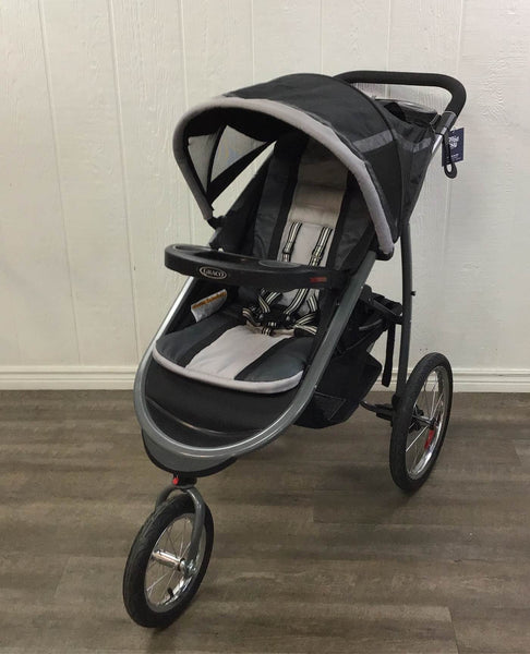 graco fastaction fold duo click connect stroller pierce Graco FastAction Fold Jogging Click Connect Stroller, 2020, Gotham