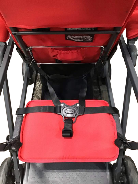 Joovy Caboose Sit And Stand Tandem Double Stroller, 2022, Red