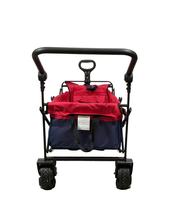 Wonderfold S2 Push and Pull Folding Wagon, Navy/Red, S Series