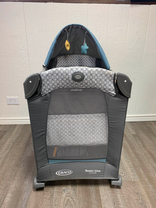 secondhand Graco Travel Lite Crib With Stages