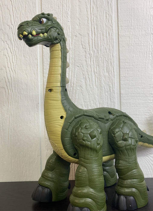 secondhand Fisher Price Imaginext Mega T-Rex, & Apatosaurus