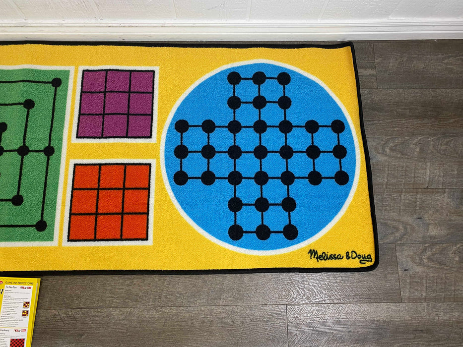 used Melissa & Doug 4-in-1 Game Rug