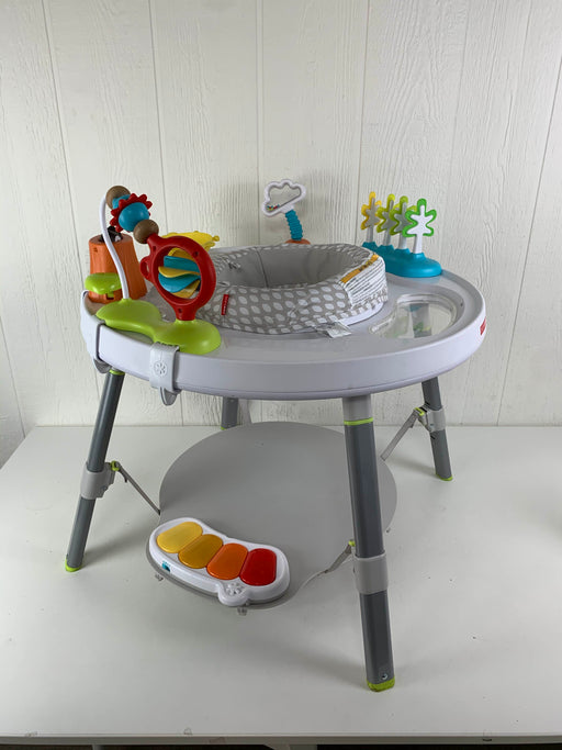 secondhand Skip Hop Explore and More Baby's View 3-Stage Activity Center, Silver Lining Cloud