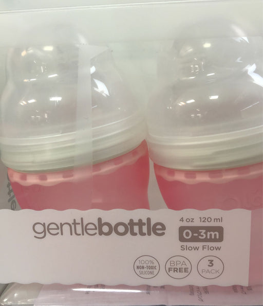 secondhand Olababy 3-Pack GentleBottle 4-Ounce Baby Bottles