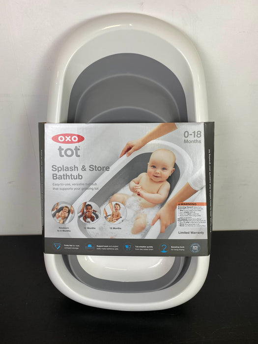 used OXO Tot Splash & Store Baby Bathtub