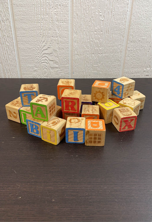 secondhand Alphabet Blocks