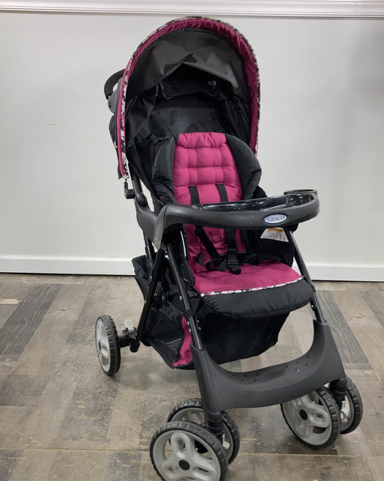 secondhand Graco Comfy Cruiser Stroller, Daisy White, 2017