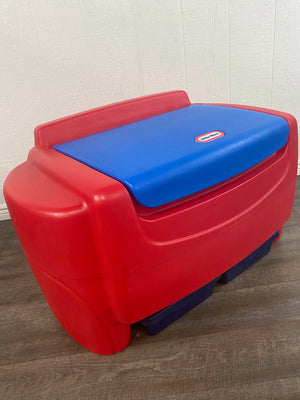 Little tikes red and deals blue toy box