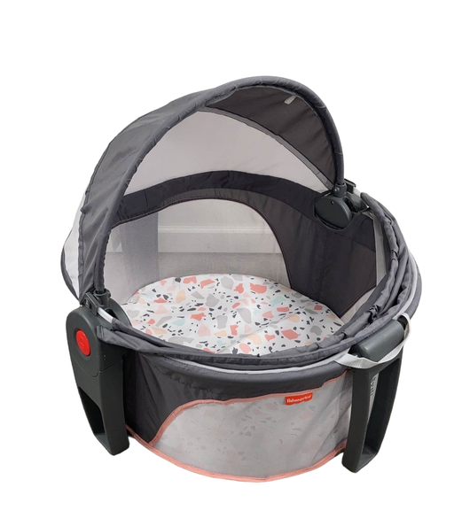 used Fisher Price On-the-Go Baby Dome, Pink Pacific Pebble