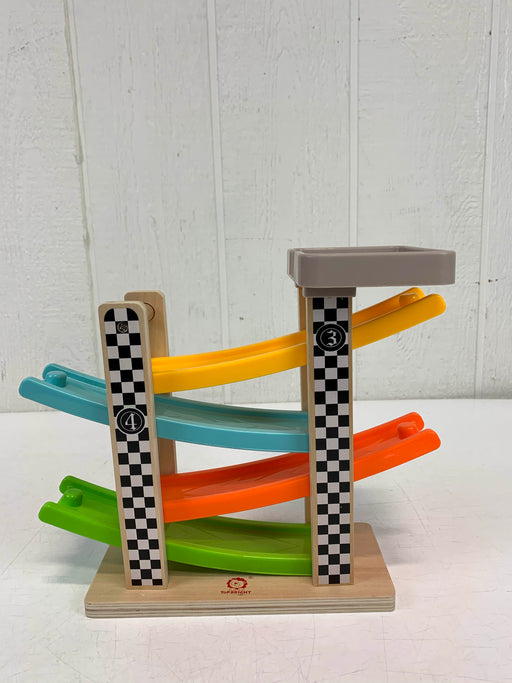 secondhand Top Bright Wooden Car Ramp Race Track