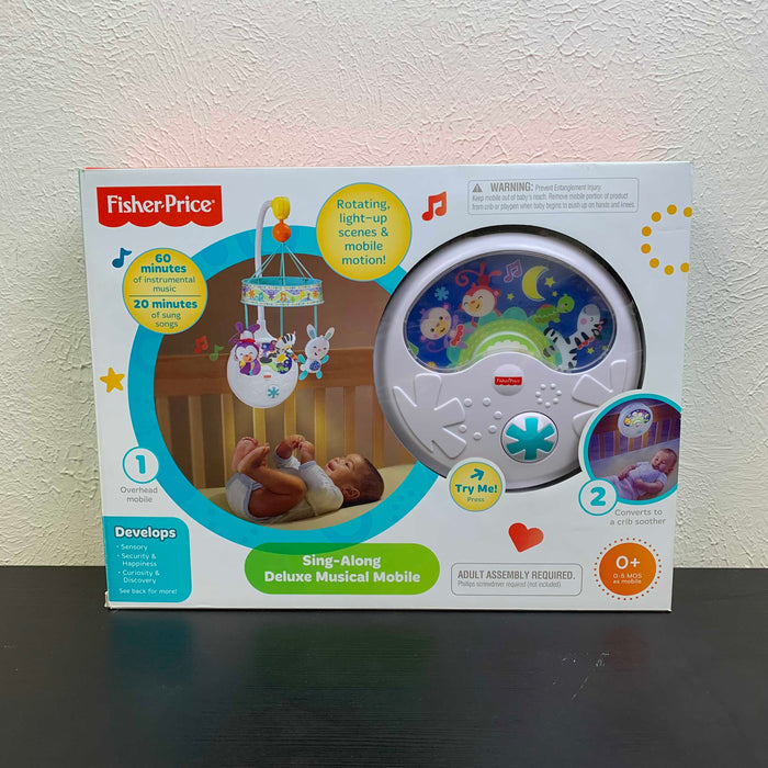 secondhand Fisher Price Sing-Along Deluxe Musical Mobile