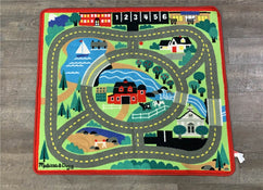 used Melissa & Doug Jumbo Roadway Activity Rug
