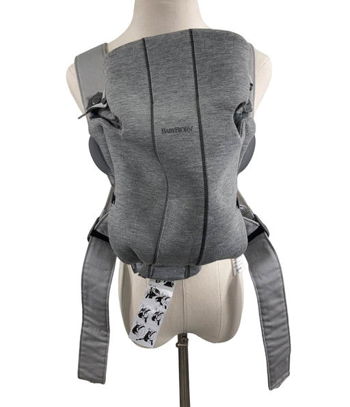 used BabyBjorn Baby Carrier Mini, Light Gray 3D Jersey