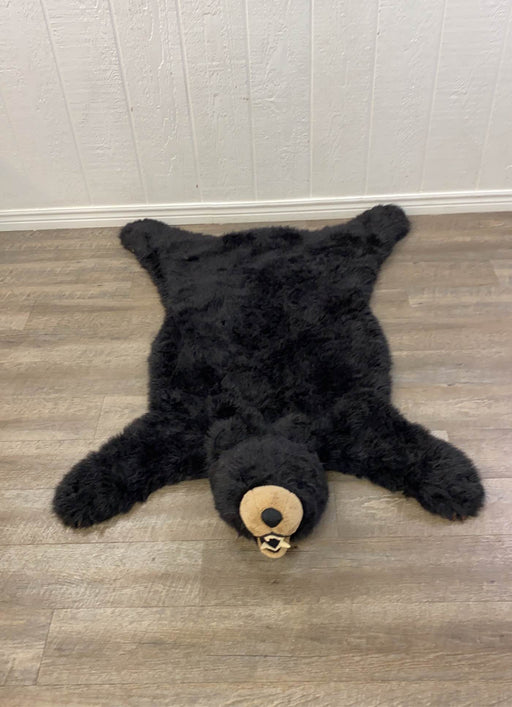 used Carstens Plush Animal Rug, Black Bear