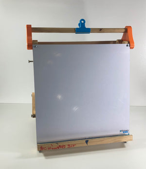 Discovery Kids 3-in-1 Tabletop Easel Dry Erase Chalkboard & Paper Roll.  Open box