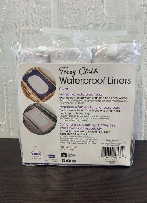 secondhand Boppy Terry Cloth Waterproof Liners