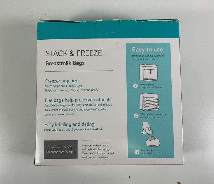 secondhand Nanobébé Breastmilk Storage Bags 100-Pack