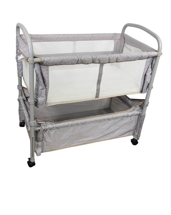 Shop Arm's Reach Clear-Vue Co-Sleeper, Grey at GoodBuy Gear