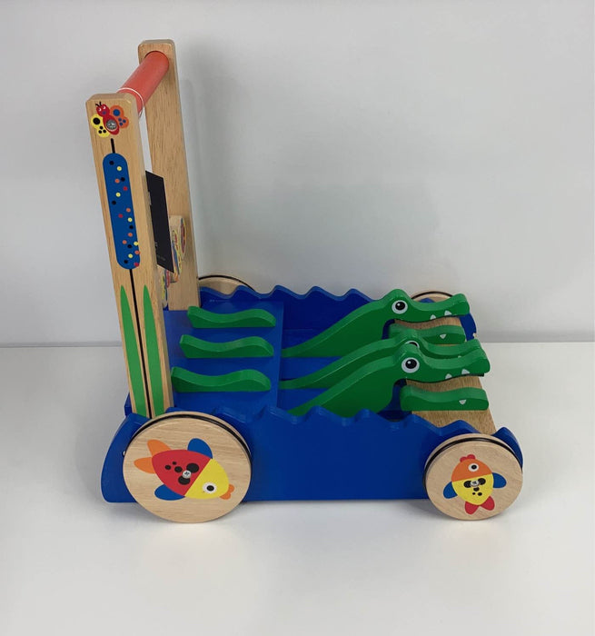 used Melissa & Doug Chomp and Clack Alligator Push Toy