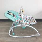 secondhand Bright Starts Disney Baby Infant To Toddler Baby Rocker, Baby Mickey