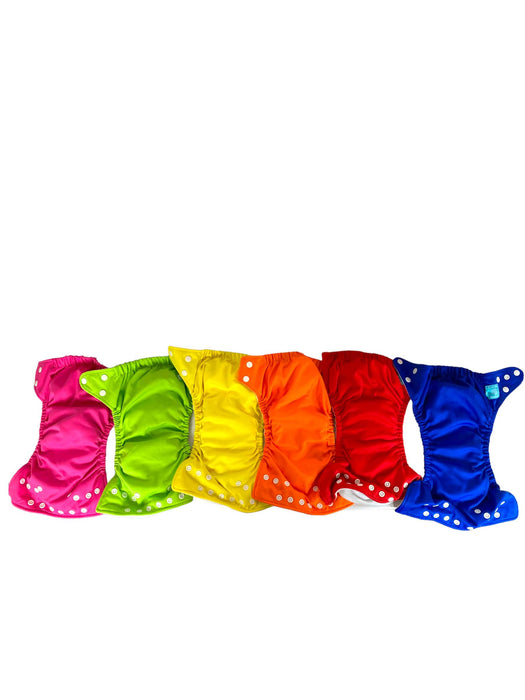 Shop Charlie Banana 6 One Size Reusable Cloth Diapers with Fleece at GoodBuy Gear