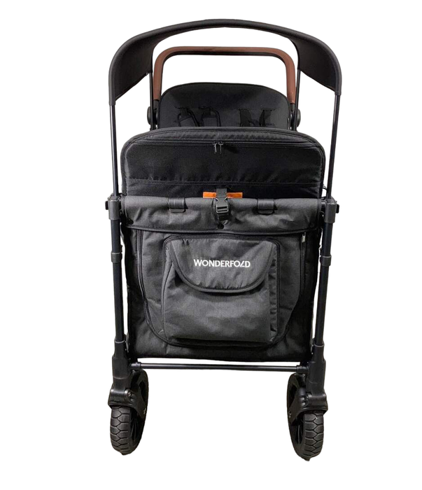 Wonderfold W4 Luxe Quad Stroller Wagon, 2023, Volcanic Black