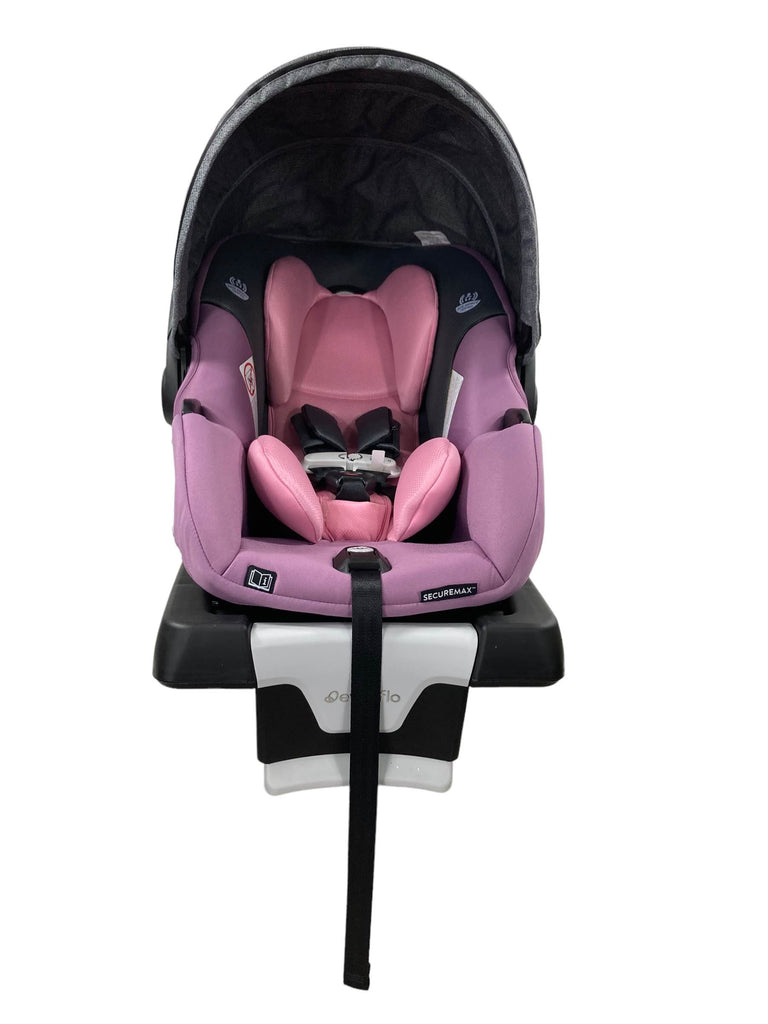 Evenflo Gold Securemax Infant Car Seat With SensorSafe And SafeZone Lo