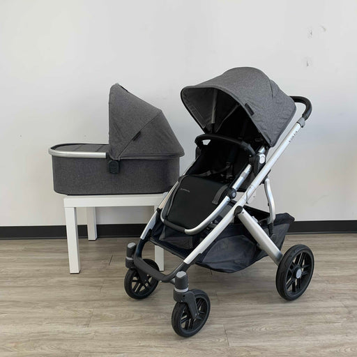 secondhand UPPAbaby VISTA V2 Stroller, 2019, Jordan (Charcoal Melange)