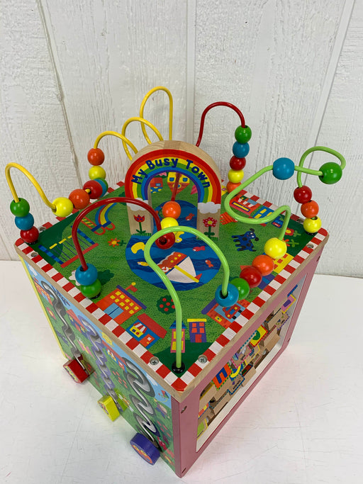 secondhand ALEX Toys Discover My Busy Town Wooden Activity Cube