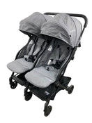 used Mompush Lithe Double Stroller, Grey, 2021