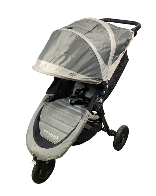 used Baby Jogger City Mini GT Single Stroller, Sand/Stone