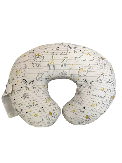 used Boppy Nursing and Infant Support Luxe Pillow, sketch slate gray
