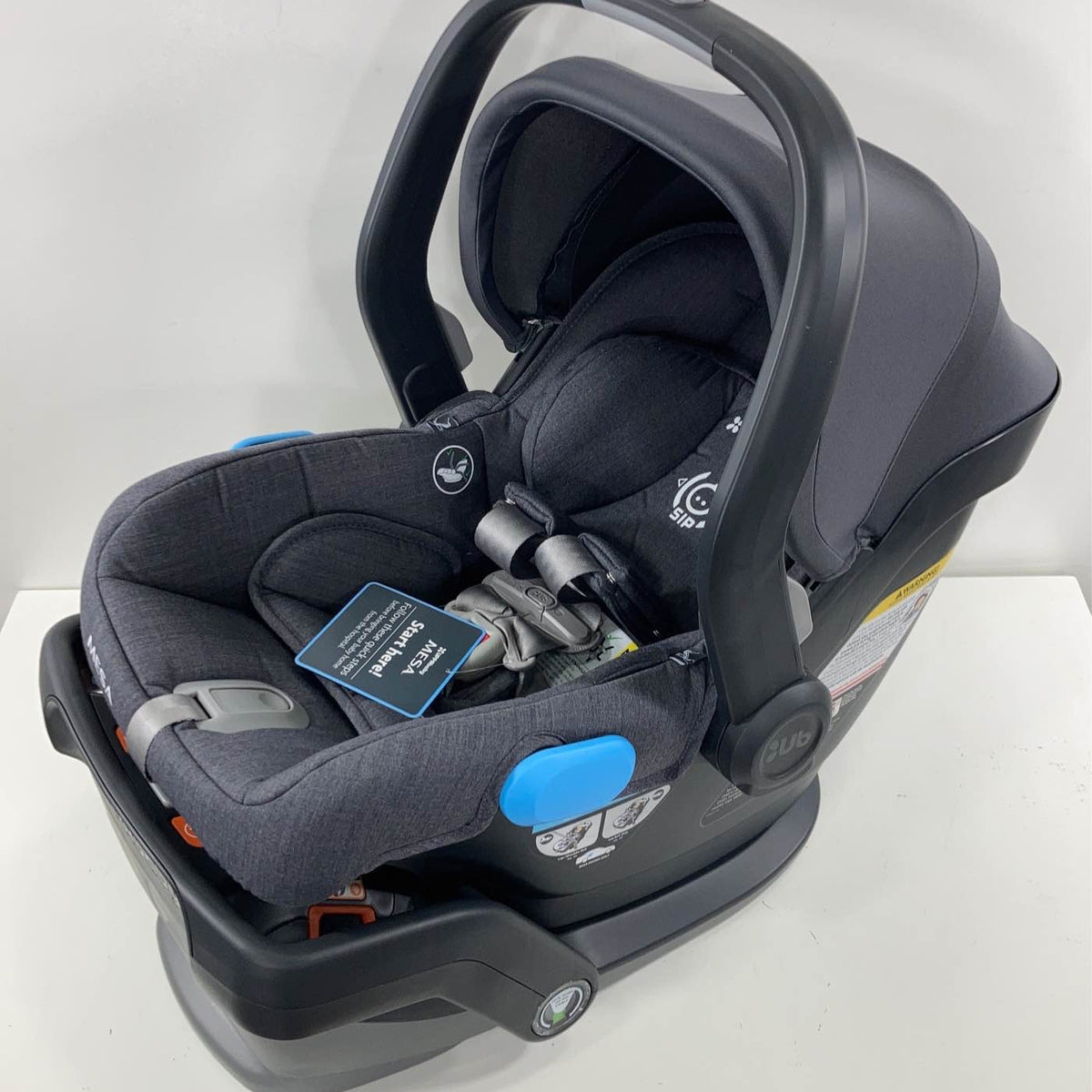 UPPAbaby MESA Infant Car Seat, Jordan (Charcoal Melange), 2021