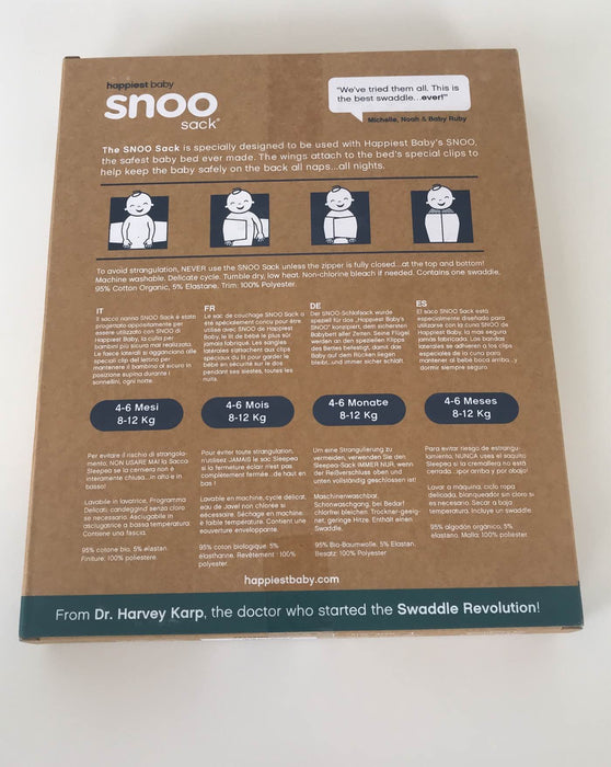 Shop Happiest Baby SNOO Sack, Large (18-25 lbs), Midnight Navy Planets at GoodBuy Gear