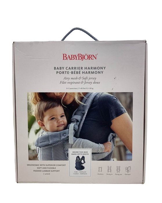 used BabyBjorn Baby Carrier Harmony, Anthracite