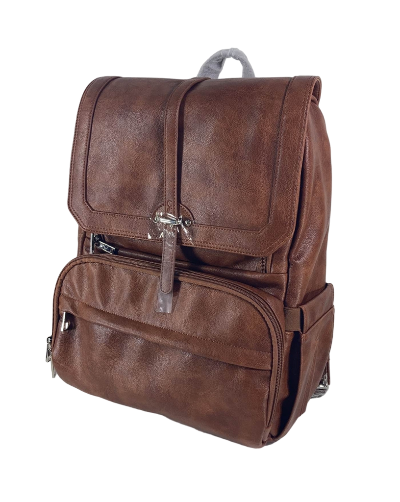 Citi Collective Navigator Diaper Bag Backpack, Saddle Brown